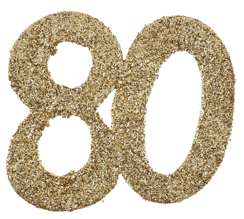 [SAN4604/80] Confettis 80 ans paillettes or