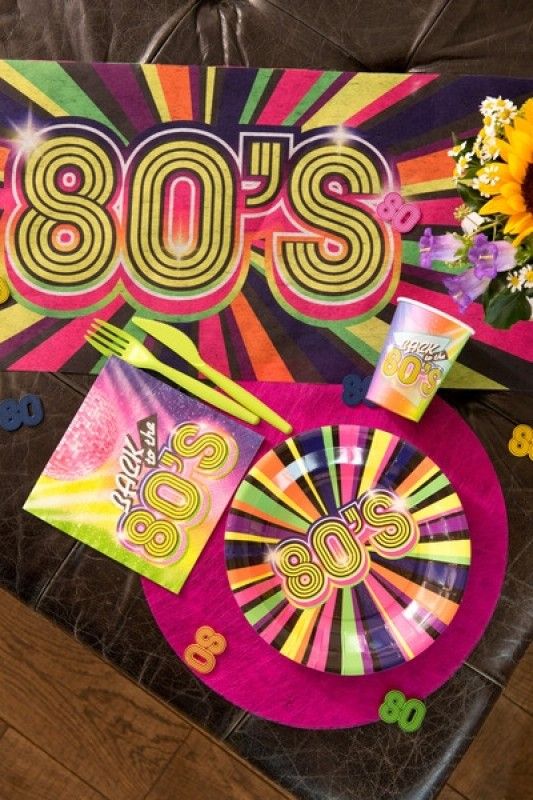 20 Serviettes à cocktail 80's
