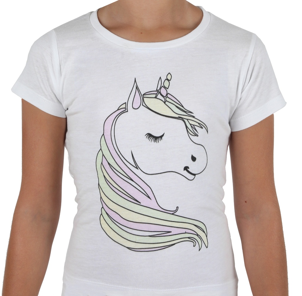 [SAN6779/002] T-shirt Licorne 8/10 ans