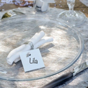 MARQUE-PLACE CARRE BLANC (sachet de 10 pcs)