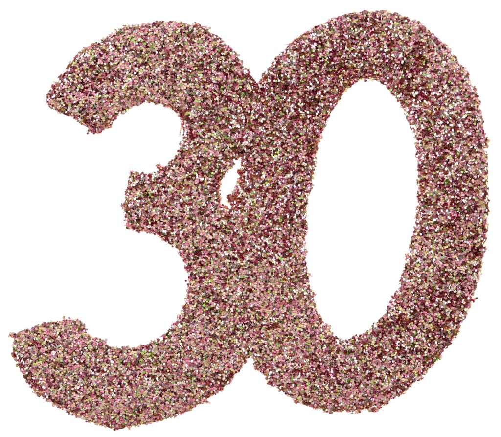 Confettis 30 ans paillettes rose gold