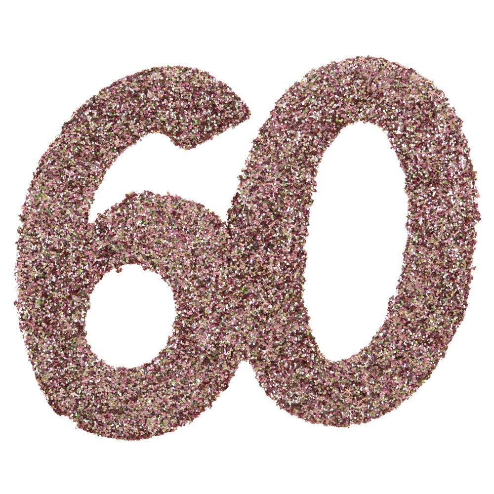 [SAN7306/60] Confettis 60 ans paillettes rose gold