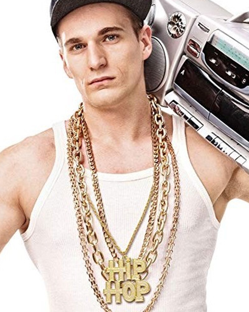 Collier Hip-Hop Doré
