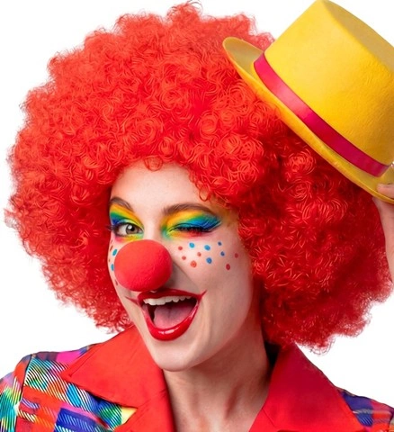 [WID2285C] Clownsnase aus rotem Schaumstoff