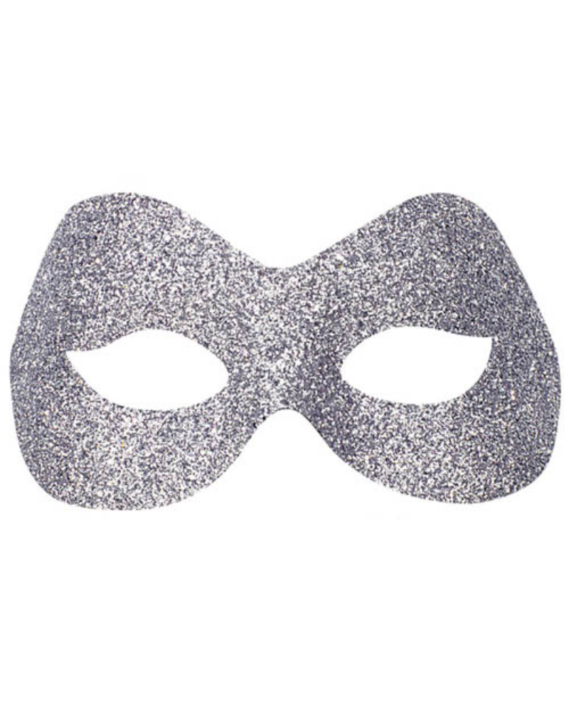 Loup métallisé avec paillettes
