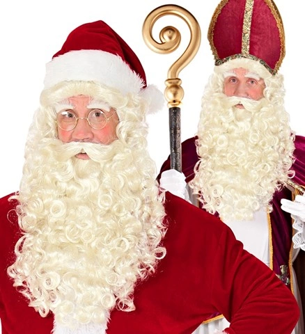 [WID51641] Bart-Set Nikolaus und Weihnachtsmann