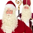 St Nicholas & Santa Claus Beard Set