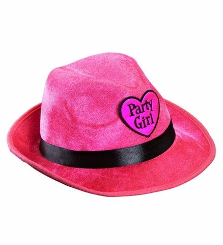 [WID1144F] Pink "Party Girl" hat