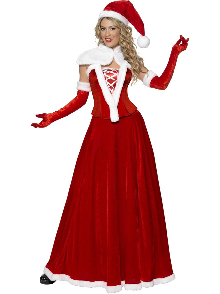 [SMI36985S] Deluxe Mrs Claus Costume for Women - S