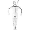 Déguisement seconde peau "Jeu du pendu"