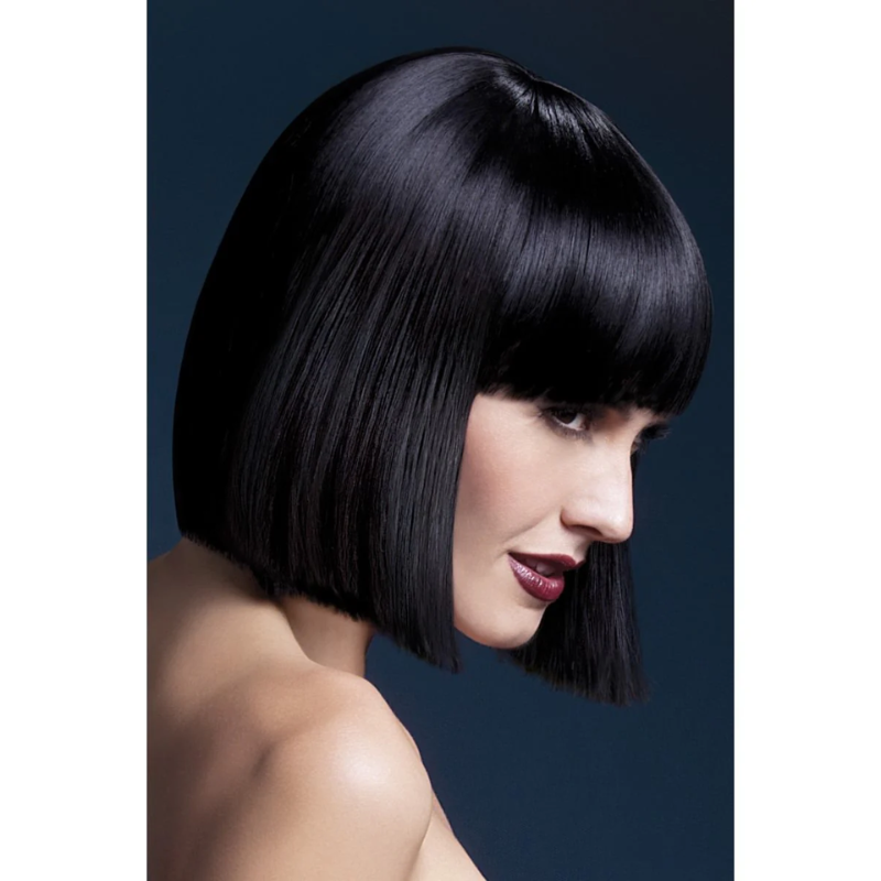 [SMI42489] Fever Lola Deluxe Wig Black 30 cm