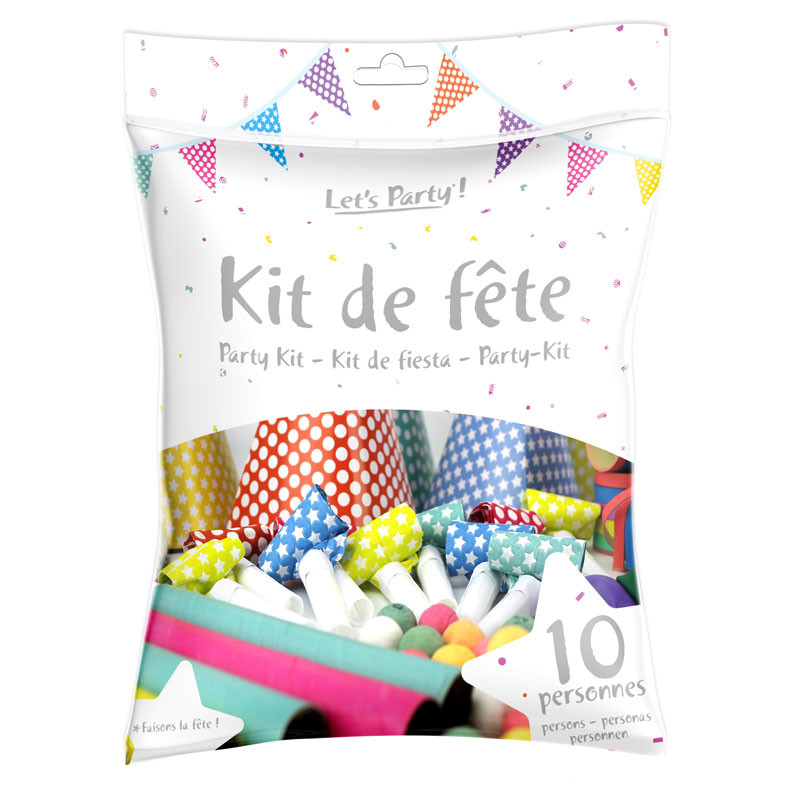 Set cotillons 10 personnes Sachet cavalier