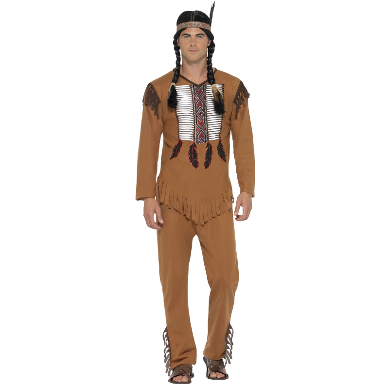 [SMI45509S] Indianer-Kostüm für Herren