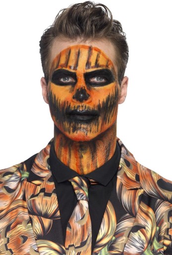 Latex liquide orange face et body painting