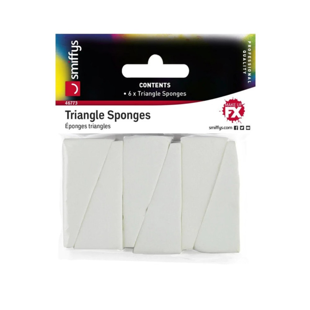 [SMI46773] Lot de 6 éponges en triangle