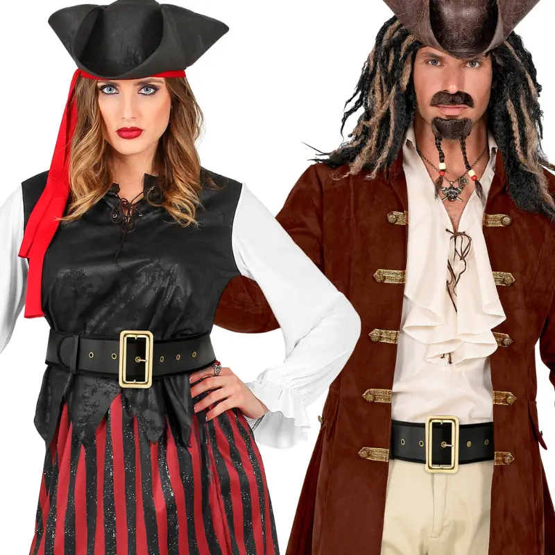 Ceinture noire avec boucle dorée