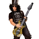 Guitare gonflable avec motif animalier