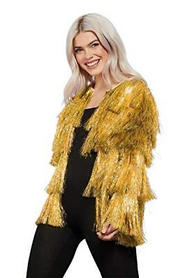 Veste à franges métallisées or Taille L/XL