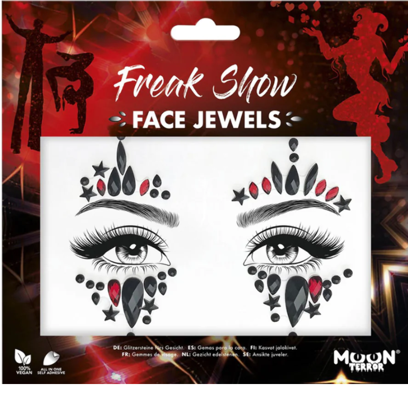 [SMIT46045] Freak Show Self-Adhesive Rhinestone Face Jewels