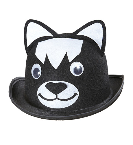 [WID00094] Chapeau melon chat enfant