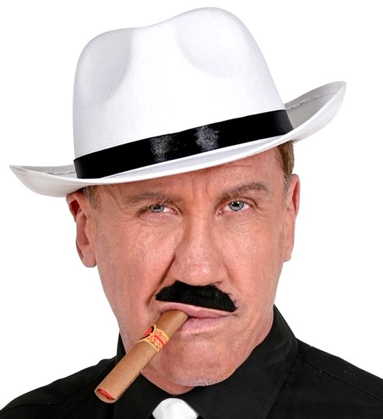 [WID00321] Set of 12 black stick-on moustaches