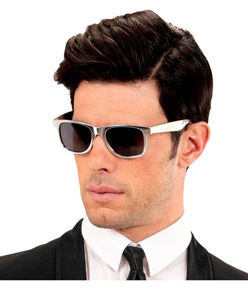 Glasses silver metallic