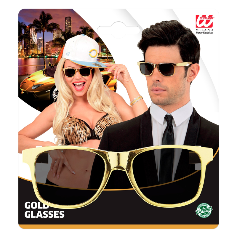 Lunettes Dorées Métallisées