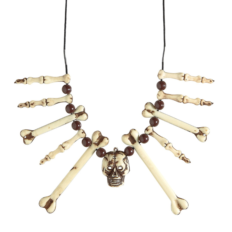[WID01204] Collier crâne et os