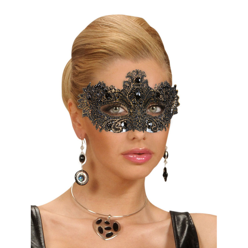 [WID04703] Masque antique dentelle et gemmes