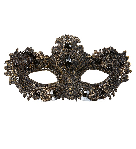 [WID04703] Masque de noble en dentelle et gemmes
