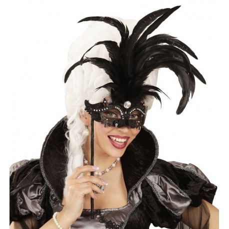 [WID04708] Venezianische Maske am Stab