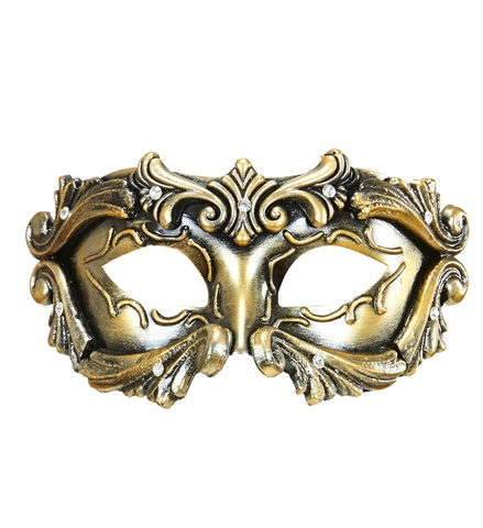[WID04721] Venezianische Barockmaske in Bronze