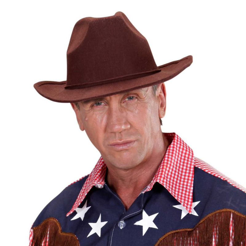 Chapeau de Cowboy Brun 