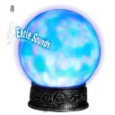 Crystal Ball on Stand (light and sound) 20 cm