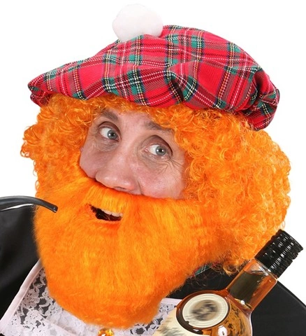 [WID0783A] Ginger moustache and beard