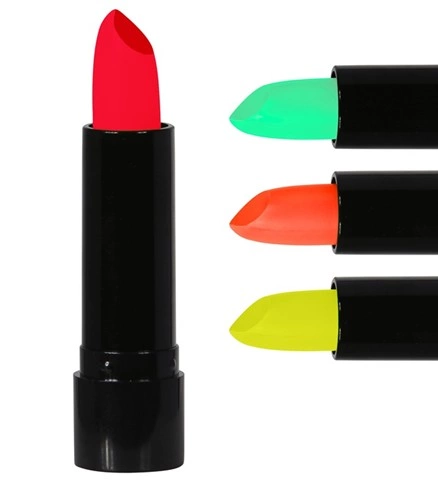 [WID09594] UV Neon Lipstick - 4 assorted colours