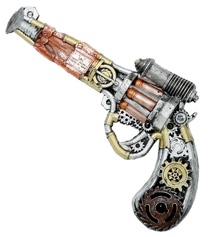 [WID09780] Foam Steampunk Gun