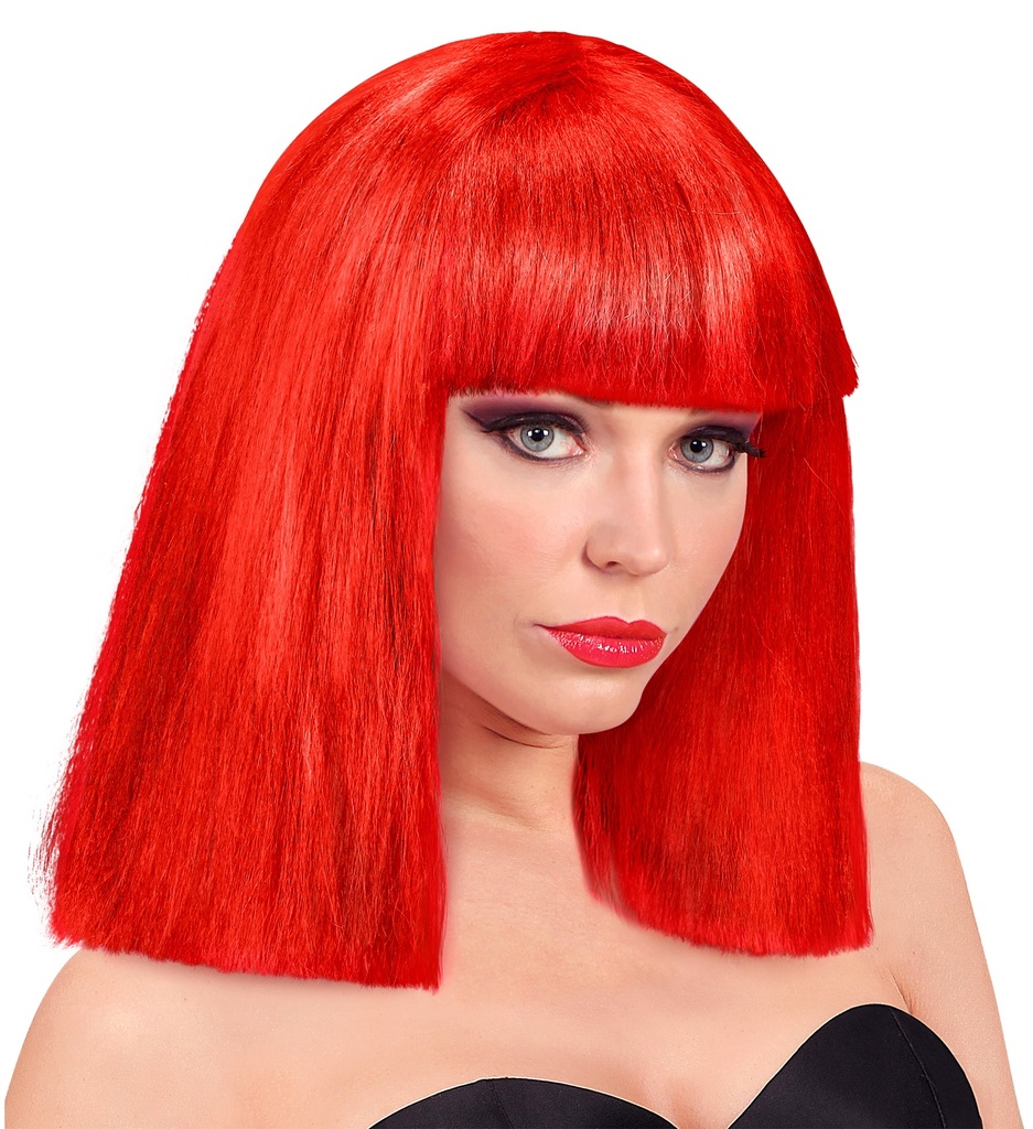 [WID10269] Rote Showgirl-Perücke