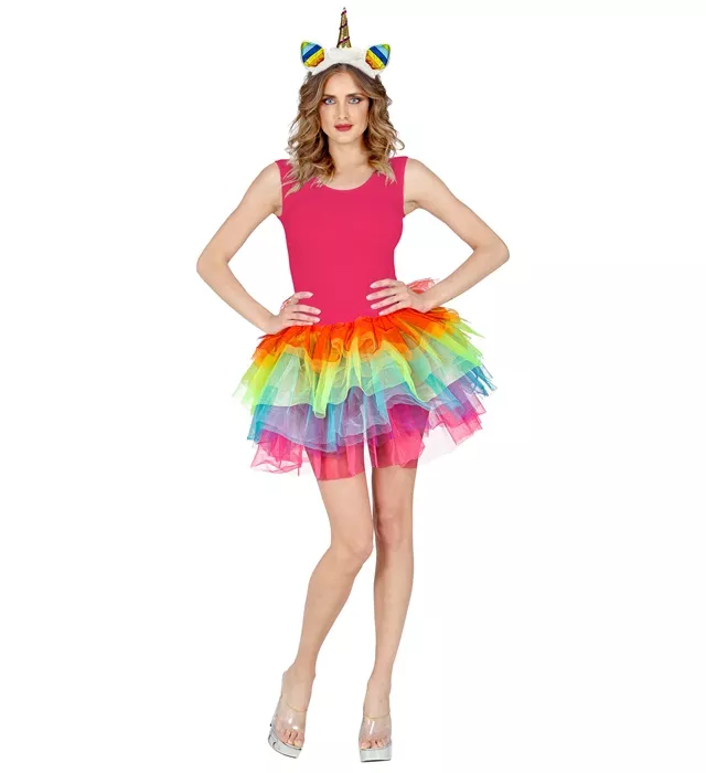 [WID10344] Rainbow Tutu 45 cm