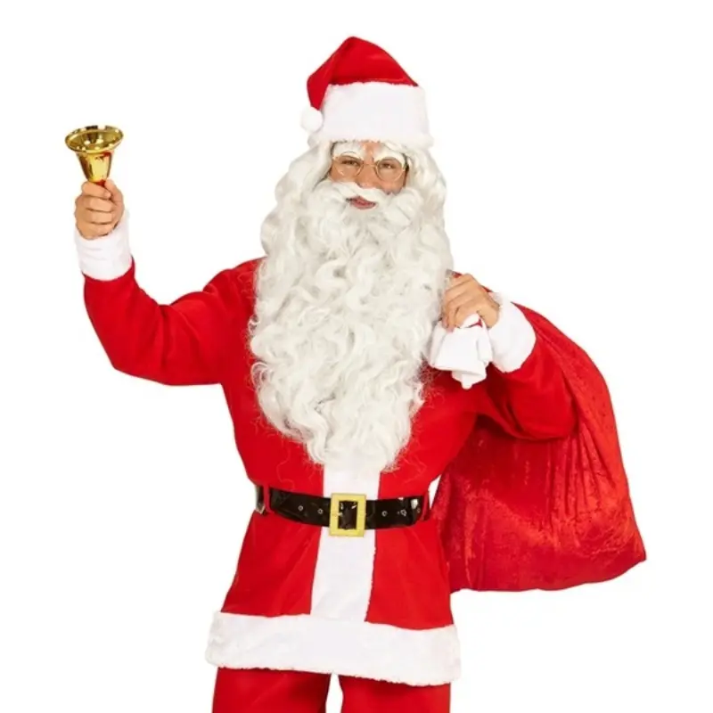 Hotte du Père-Noël en velours