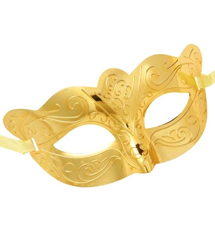 [WID1780G] Venezianische Maske in Gold-Metallic