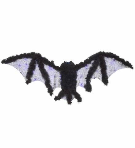 [WID1906T] Ailes de chauve-souris avec marabout 102 x 35 cm