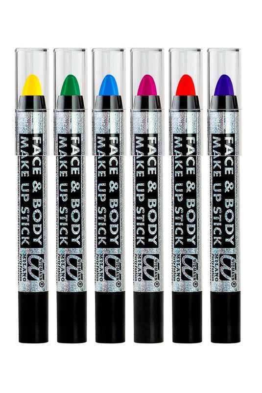Crayons à maquillage - 6 couleurs assorties