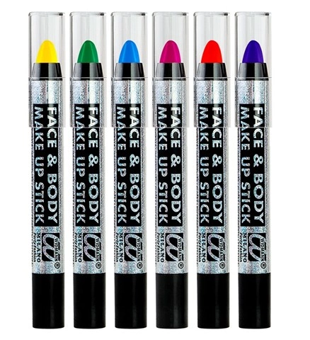 [WID1953C] Make-up pencil - 6 assorted colours