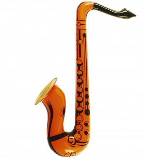 [WID23933] Saxophone Gonflable Orange 55 cm