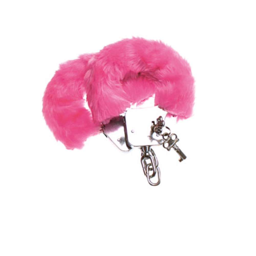 [WID24173] Handschellen mit rosa Fell