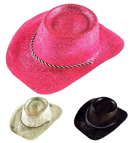 [WID2803C] Glitter cowboy hat
