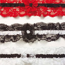 Tour de Cou en dentelle - 3 couleurs ass.