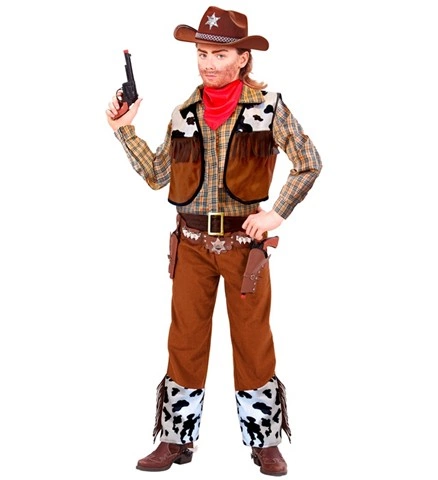 Déguisement de cowboy pour garçon 158 cm