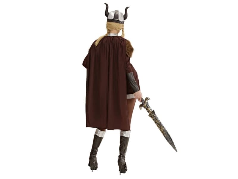 Viking Viktoria (Robe, Ceinture, Cape, Casque et Surbottes) Taille L